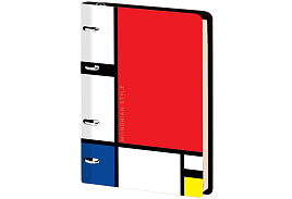 Тетрадь на кольцах 80л. Greenwich Line NR4A5 30726 "Utility. Mondrian", тон. блок