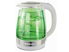 Электрочайник SAKURA SA-2744GR стекло 1,8л