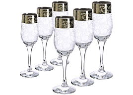 Набор бокалов для шампанского 6шт 160-02/04/3359 Шарм 200мл