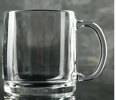 Кружка стекло 380мл H8502 Нордик