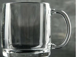 Кружка стекло 380мл H8502 Нордик
