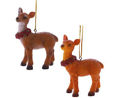 Подвеска полистоун Олень 10*7,5см 754771