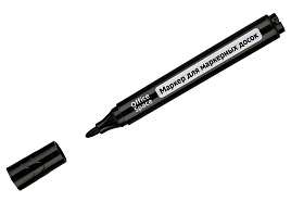 Маркер OfficeSpace WBM_63976 для белых досок "Bullet" черный, пулевидный, 2,5мм