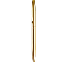 Ручка MESHU MS_93942 автоматическая "Gold" синяя, 1,0мм