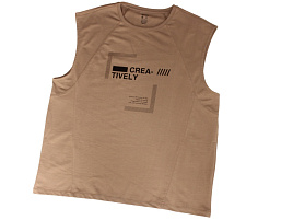 Белье футболка-безрукавка мужская плотная (48-56р-р)