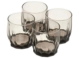 Набор стаканов 4шт 42866/2143 GRAY низ. 230мл