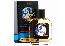 Лосьон после бритья Blue Marine 100мл тонизирующий