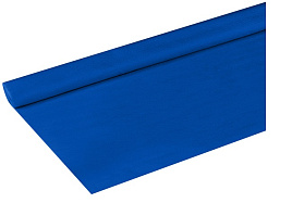 Цветная бумага крепированная ТРИ СОВЫ CR_43977 синяя, 50*250см, 32г/м2, в рулоне, пакет с европодвесом