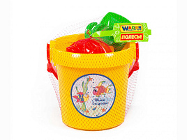 Песочный набор №392 41562 лопатка, грабельки, формочки