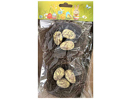 Сувенир Пасхальный Гнездо с яйцами ч55109_1