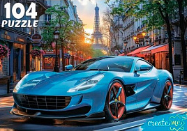 Пазл 104эл. Шикарный Автомобиль в Париже УК104-0203