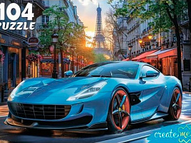 Пазл 104эл. Шикарный Автомобиль в Париже УК104-0203