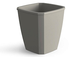 Кашпо цветочное 2,4л Луанж С371ПСЕР пыльно-серое