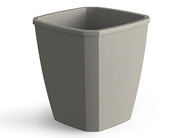 Кашпо цветочное 2,4л Луанж С371ПСЕР пыльно-серое