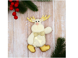Подвеска текстиль Олень в костюмчике 9692670