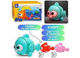 Игрушка на батарейках 619-2 Рыбка Аква