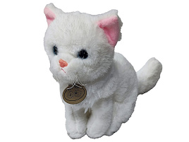 Мягкая игрушка Кошечка с медалькой сидячая 25см №69 ЗТ0422