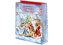 НГ Упаковочная сумочка 41*56 Новый год ч30821