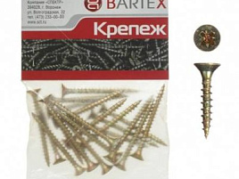 Саморез универсальный 3*20 цинк 50шт Bartex 4556