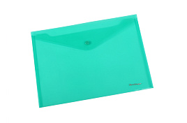 Папка-конверт с кнопкой Berlingo АКК-4104 зеленая