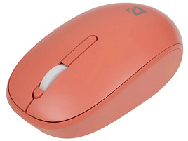 Мышь Defender беспроводная 52398 оптическая Smart MM-396 Крас,3к,2.4G+BT,500мАч,1600dpi