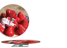 Блюдо 105-1322 вращ. стекло 28см круглое+Скидка