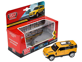 Машина металлическая 2206C0123-R1 range rover DEFENDER 10,5см, двери, инерция, кор.