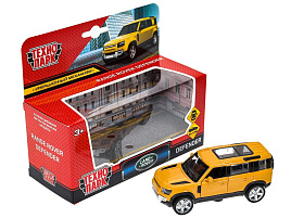 Машина металлическая 2206C0123-R1 range rover DEFENDER 10,5см, двери, инерция, кор.