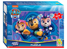 Пазл 104эл. Щенячий патруль. Аква 82253