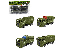 Набор инерционных Машин Y12861159  Военная техника 4шт