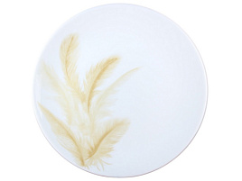 Тарелка мелкая 19см 4211011014011/0252 Золотое перо