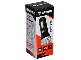 Фонарь от аккумулятора Ермак LED+COB 224-078