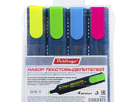 Набор текстмаркеров Berlingo T7020 4шт.