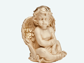 Статуэтка ИА-121В Ангел сидя большой сл.кость 34*27*27см