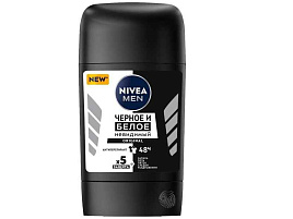 Дезодорант Nivea 50мл стик муж.Нев.защ.д/черн.и белого(Nivea)9212