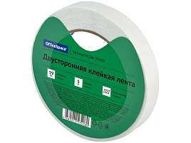Скотч 19*5 2-х сторонний OfficeSpace KLDp_55408 на вспененной основе, 1мм