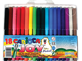 Фломастеры 18цв. Carioca Joy 40555 в блистере