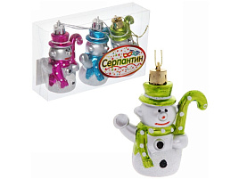 Фигурка Снеговик 201-0394  в ассорт 1шт