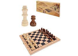 Нарды 3в1 (шашки, шахматы, нарды) ИН-4157