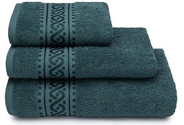 Полотенце 100*150 Донецк Пируэт 18-5308 Темно-зеленый 7434