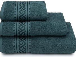 Полотенце 100*150 Донецк Пируэт 18-5308 Темно-зеленый 7434