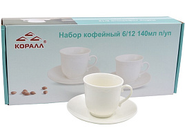 Сервиз кофейный 12пр BL140-WH/7630