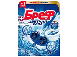 Блок для унитаза БРЕФ 50гр. Цветочная вода М с хлором