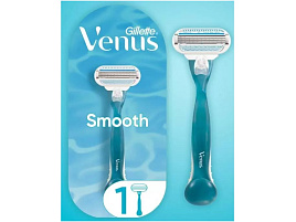 Станок для бритья Venus Smooth Бриз с 2 кассетами женский(Gillette)