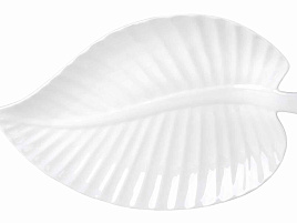 Блюдо керамика 30*19,5 8106 Лист