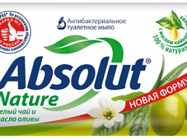 Мыло Абсолют 90гр бел.чай и олива(Самара)6162