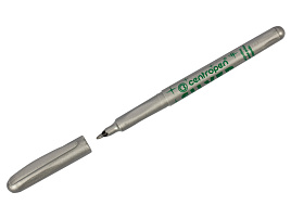 Маркер Centropen 2670/1 серебро перман.