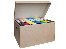 Короб архивный OfficeSpace 192294 "Делопроизводство", 480*325*295, крафт