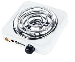 Плита настольная SAKURA ПЭ-02 белая электро