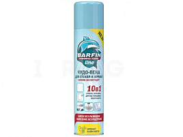 Средство для стекол Barfin 300мл Чудо-пена Лайм и мята для стекол и зеркал
